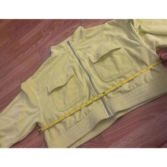 Aerie Corduroy Full Zip Cropped Jacket Size Large - Picture 4 of 8